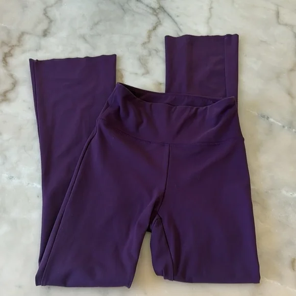 X by Gottex Deep Purple Wide Leg Leggings XS - Picture 3 of 7